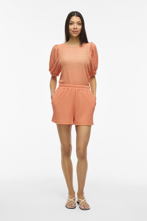 Vila viminera o-neck 2/4 top/tes